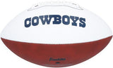 Roger Staubach Dallas Cowboys Autographed Jardin White Panel Football