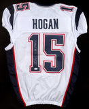Chris Hogan Signed New England Patriots Pro Cut Jersey Insc. "2X SB CHAMP" (JSA)