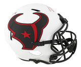 Texans J.J. Watt Authentic Signed Lunar Full Size Speed Rep Helmet BAS Witnessed