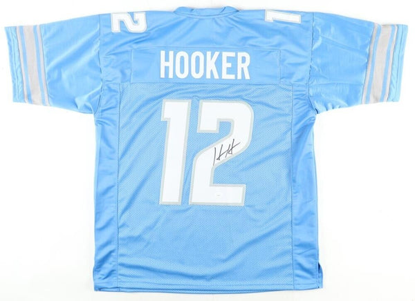 Hendon Hooker Detroit Lions Blue Jersey (JSA COA) Ex-Tennessee Volunteers Q.B.