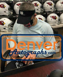 Kurt Warner Autograped/Signed Arizona Cardinals Eclipse Mini Helmet BAS 31136