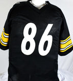 Hines Ward Autographed Black Pro Style Jersey - Beckett W Hologram *Black