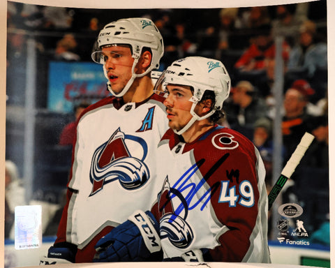 Samuel Girard Avalanche Autographed 8x10 Photo with Mikko Rantanen LSM COA