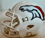 Jonathon Cooper Autographed Denver Broncos Alternate White Mini Helmet - BAS COA