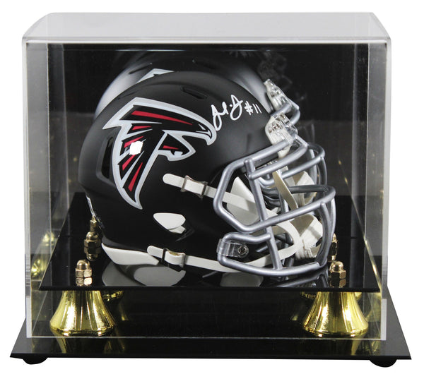 Falcons Julio Jones Authentic Signed Speed Mini Helmet W/ Case BAS Witnessed