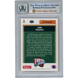 Joe Montana Autographed/Signed 91 Upper Deck #5 Slab Trading Card Beckett 49938