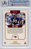 Ray Lewis Autographed 2021 Panini Legacy #101 Trading Card Beckett Slab 39201