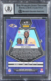 Ravens Ray Lewis Signed 2022 Panini Mosaic #273 Card Auto Graded 10! BAS Slabbed