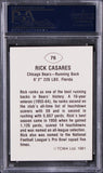 Bears Rick Casares Authentic Signed 1981TCMA Greats #76 Card PSA/DNA Slabbed