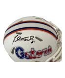 Fred Taylor Signed Florida Gators Stars&Stripes Mini Helmet Beckett 42078