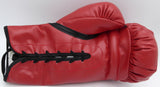 Sugar Ray Leonard Autographed Red Everlast Boxing Glove LH Beckett QR #1A253436