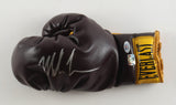 Mike Tyson Signed Set Of (2) Everlast Brown Leather Boxing Gloves (Tyson & PSA)