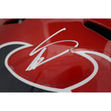 Stefon Diggs Signed Houston Texans 22 Alt F/S Helmet Beckett 46338