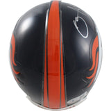 DJ Williams Autographed Denver Broncos VSR4 Mini Helmet Beckett 44271