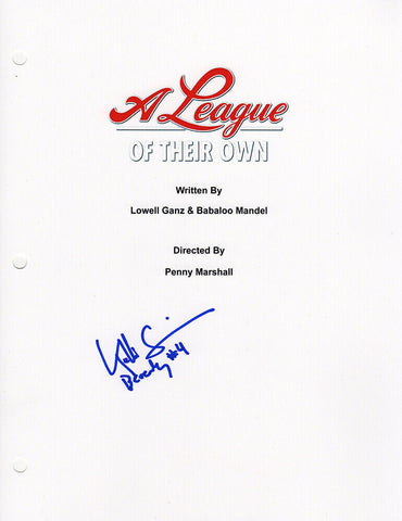 Kelli Simpkins Signed A League Of Their Own Script Cover Page w/Beverly (SS COA)