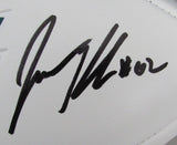 Jason Kelce Signed/Inscribed Philadelphia Eagles Logo Football PSA/DNA 208040