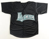 Dontrelle Willis Signed Florida Marlins Jersey (Beckett) 2003 NL Rookie o/t Year