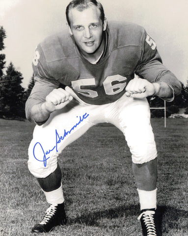 Joe Schmidt Autographed Signed 8x10 Photo Detroit Lions SKU #245897