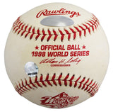 Yankees Derek Jeter Signed 1998 World Series Baseball W/ Case MLB #AR012538