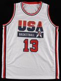 Chris Mullin Signed Team USA Jersey (Beckett) Dream Team 1992 Barcelona Olympics