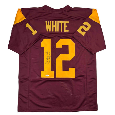 Autographed/Signed Charles White 79 Heisman USC Southen Cal Jersey JSA COA