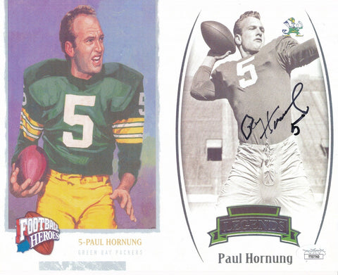 Paul Hornung HOF Autographed 8x10 Photo Green Bay Packers JSA 180835