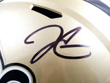Derek Carr Autographed New Orleans Saints F/S Speed Helmet-Beckett W Hologram