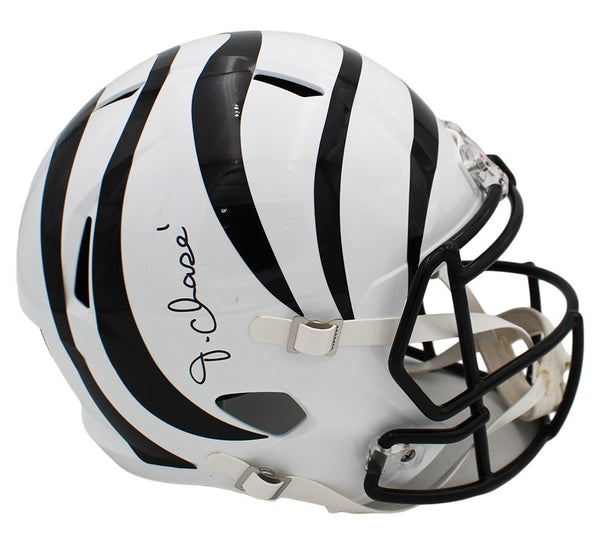 Ja'Marr Chase Signed Cincinnati Bengals Speed Full Size Alternate NFL Helmet