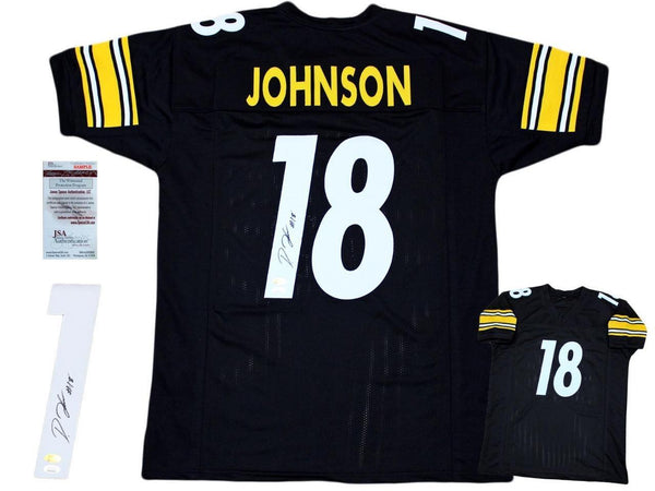 Diontae Johnson Autographed SIGNED Jersey - Black - JSA Authentic