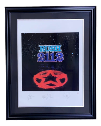 Rush Framed 20x24 2112 Lithograph