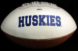 JAKE LOCKER AUTOGRAPHED WHITE LOGO FOOTBALL WASHINGTON HUSKIES PSA/DNA 53221
