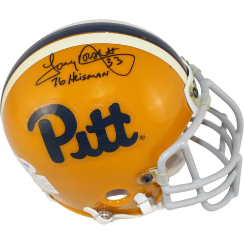 Tony Dorsett Autographed Pittsburgh Panthers Mini Helmet Heisman PSA 52742