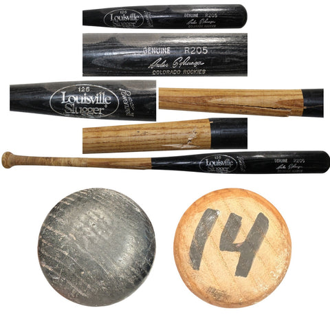 Andres Galarraga Colorado Rockies Game Used Broken Louisville Slugger Bat 57291