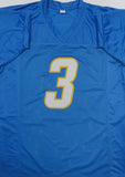 Chargers DERWIN JAMES Signed Custom Replica Blue Los Angeles Jersey AUTO - BAS