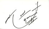 Hanford Dixon Autographed Cleveland Browns Index Card Beckett 45387