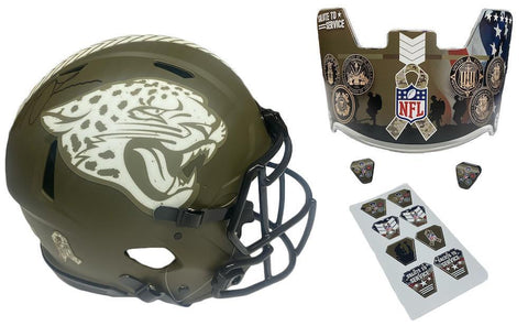 TREVOR LAWRENCE Autographed STS Military Seal Visor Authentic Helmet FANATICS