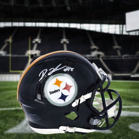 Diontae Johnson Pittsburgh Steelers Autographed Signed Speed Mini-Helmet JSA COA