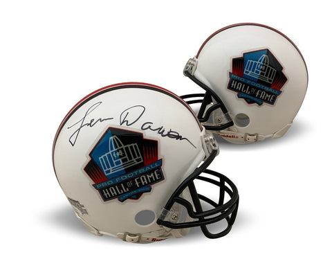 Len Dawson Autographed Hall of Fame HOF Signed Football Mini Helmet JSA COA 1