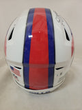 JIM KELLY SIGNED BUFFALO BILLS F/S SPEEDFLEX AUTHENTIC HELMET BECKETT QR