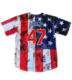 Robert O'Neill Signed Donald Trump Jersey Inscribed "Never Quit!"(PSA) Navy Seal