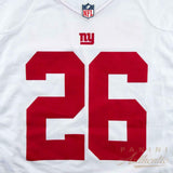 Saquon Barkley Autographed New York Giants White Nike Jersey Panini
