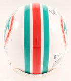 Dwight Stephenson Signed Dolphins Mini Helmet Inscribed "HOF 98" (Beckett COA)