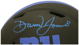 Daniel Jones Autographed New York Giants Authentic Eclipse Helmet BAS 32068