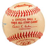 Willie Mays Giants Signed Official 1983 MLB All Star Game Baseball BAS AC22616