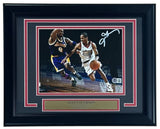 Allen Iverson Signed Framed 8x10 Philadelphia 76ers vs Kobe Bryant Photo 2 BAS