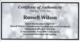 Russell Wilson Autographed Wilson NFL Leather Football Broncos RW Holo #44993