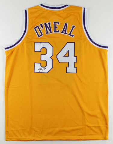 Shaquille O'Neal Signed Los Angeles Lakers Jersey (Beckett COA) 4xNBA Champion