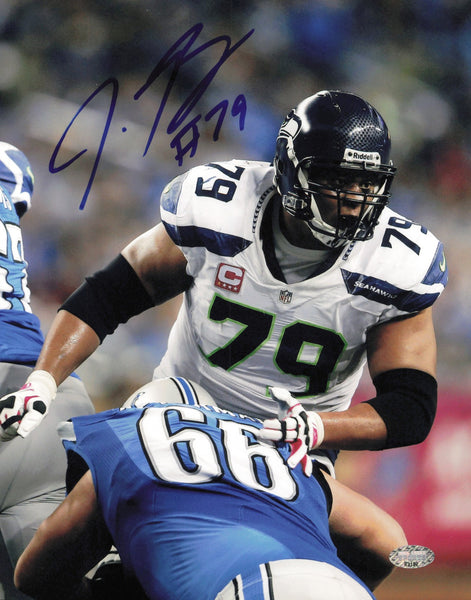 Red Bryant Autographed Signed 8x10 Photo Seattle Seahawks MCS Holo #63122