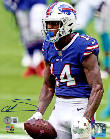 Stefon Diggs Autographed/Signed Buffalo Bills 8x10 Photo Beckett Witness 37048