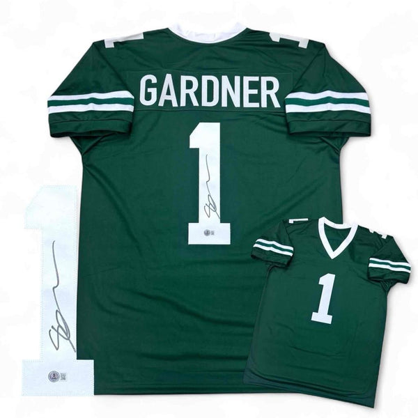 Ahmad Sauce Gardner Autographed SIGNED Jersey - Green - Beckett Authenticated